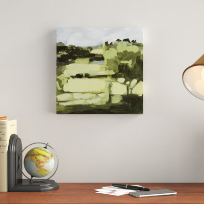 «Verdant Daze I», peinture sur toile tendue