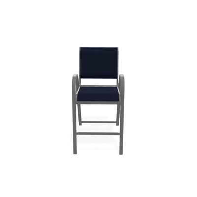Holna Powder Coated Aluminum Outdoor 29'' Bar Stool