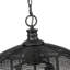 Luminaire suspendu noir mat avec abat-jour noir mat 5 lumières Jacqualynn