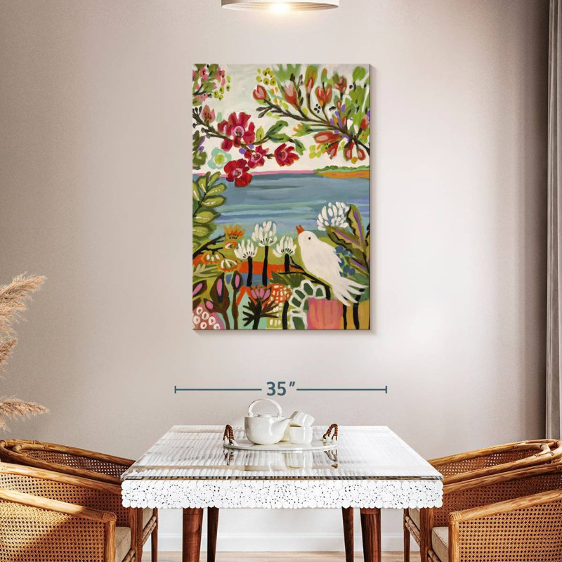 Brampt Birds In The Garden II, 45" H x 30" W