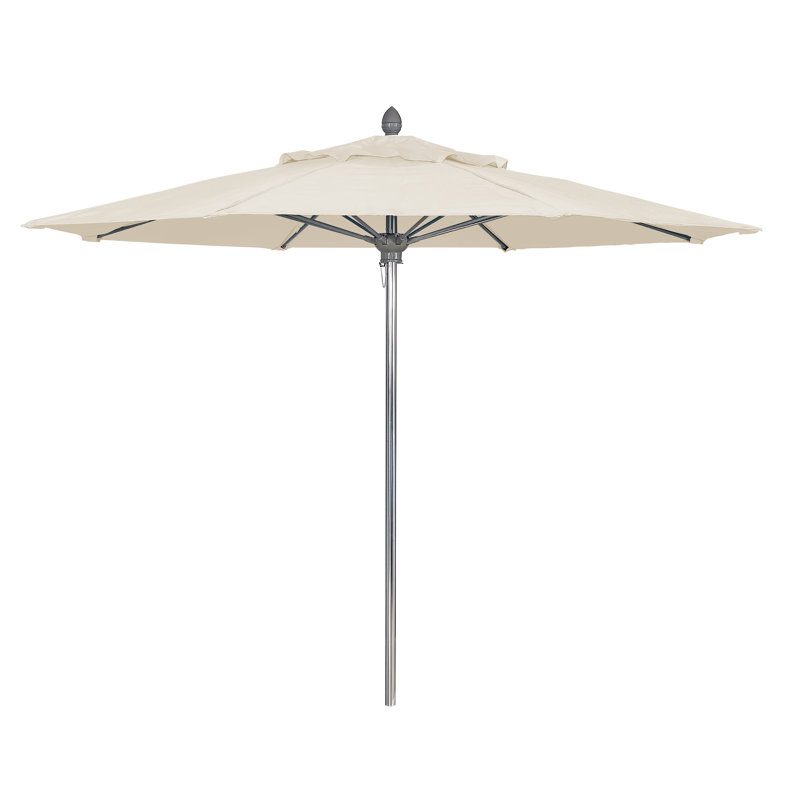 Parasol de marché 8 pi Prestige, Sunbrella® naturel, Terra