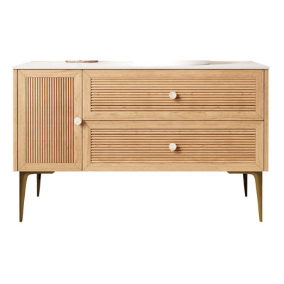 Armoire de salle de bain autoportante 48 po Modern Modern
