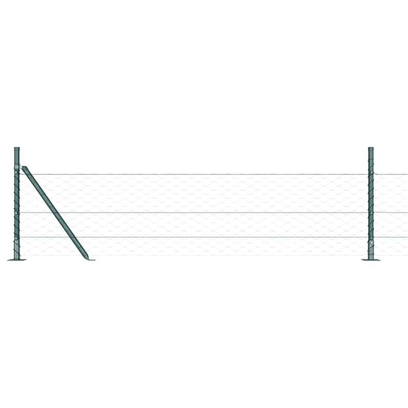 Fencing Kits Fencing, 50cm H x 2500cm W, Green