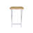 Medallion 2Pcs Tray Table Set - Natural/White