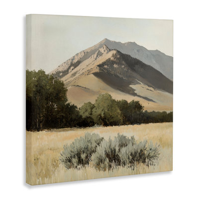 Paysage de montagne, toile par Petal Prints Design