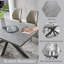 Bolanger Extendable Metal Base Dining Table