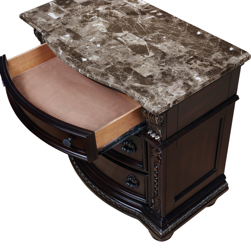 Commode de style contemporain, Brun / cerisier
