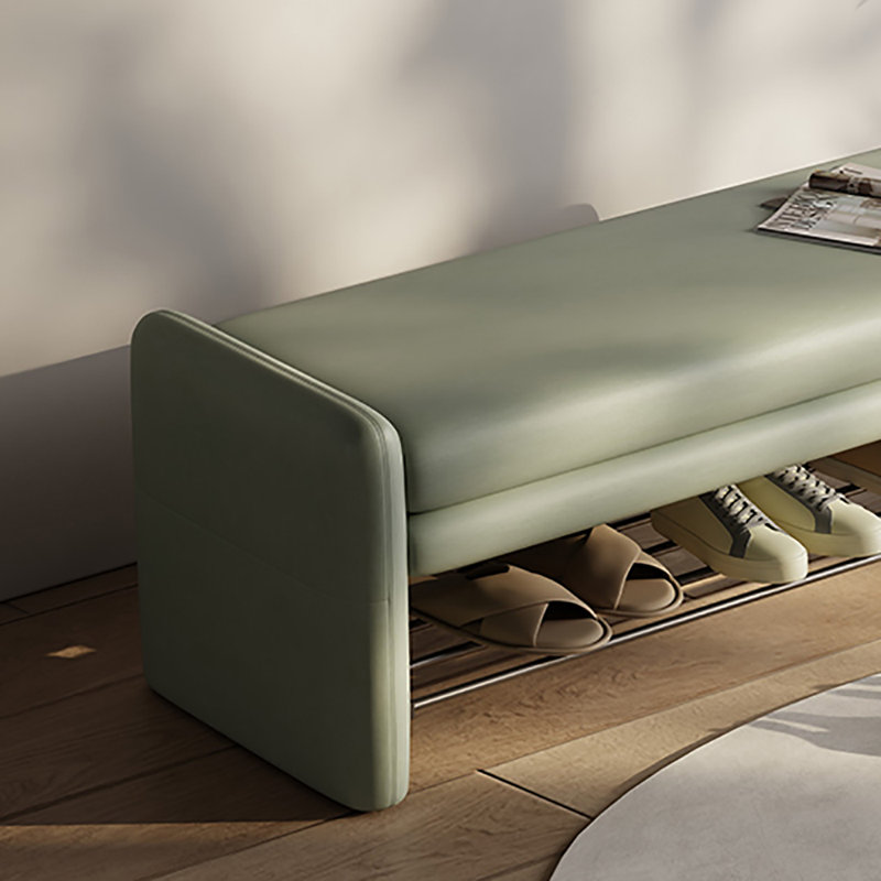 Tabouret à langer avec rangement 47,2 po, Vert