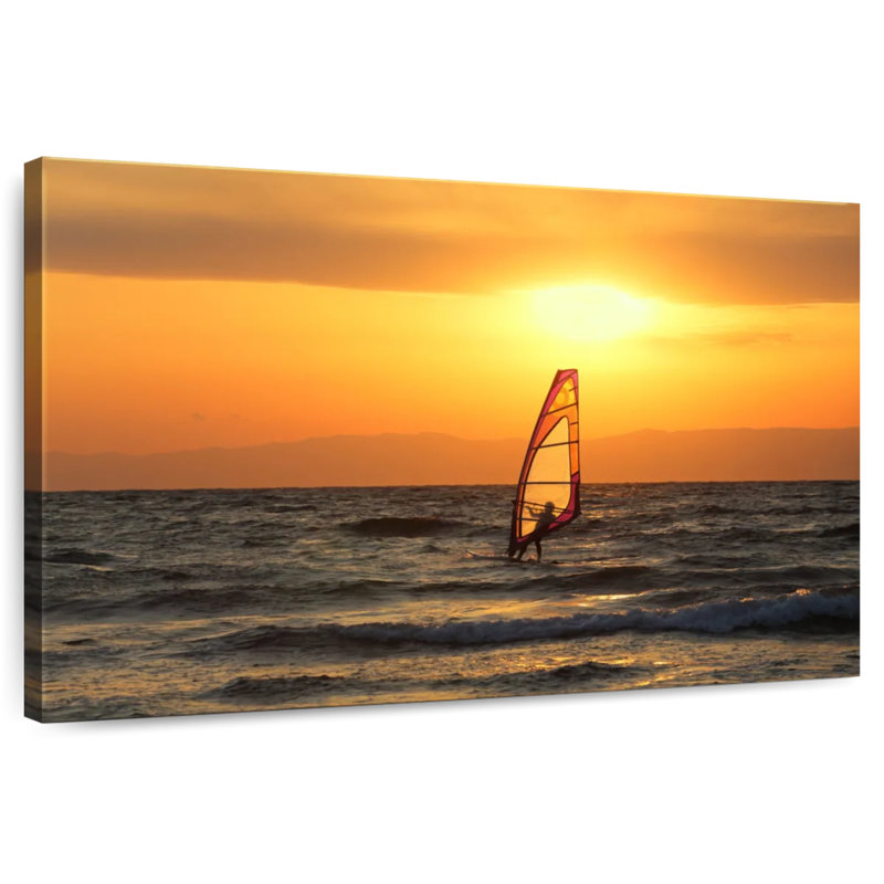 Sireci Sunset Windsurfer, 16" H x 24" W