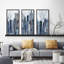 "City Mood" par Carol Robinson, reproduction sur toile flottante 3 pièces-62940497