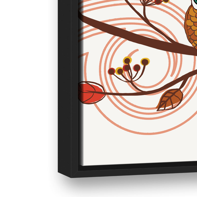 « Friendly Fall Reminder », art encadré, H 24 po x l 18 po x P 1,75 po, Cadre noir
