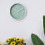 HZDHCLH Horloge murale verte à pile, horloge murale moderne 12 pouces silencieuse sans tic-tac pour le salon, la chambre, la cuisine, le bureau, la salle de classe, le décor