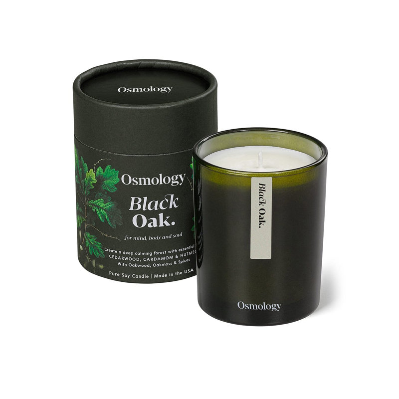 Bougie parfumée chêne noir - cardamome et muscade Cedarwood