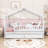 Wood House Bed with 2 Drawers, Roof Design and Guardrails-592641502-592641496