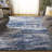 Mercurio Abstract Beige/Blue Area Rug-413102513