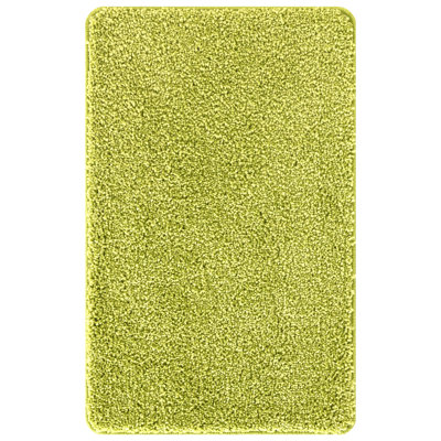 Microfiber Small Bath Mat Rectangular Contemporary
