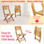  Ensemble de 2 chaises pliantes Anya