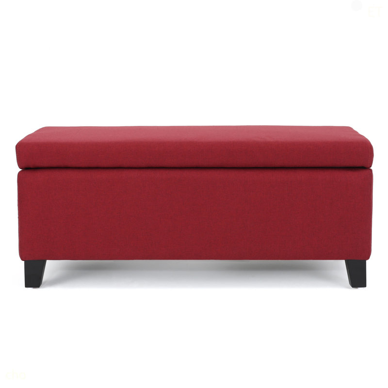 STORAGE OTTOMAN, Red