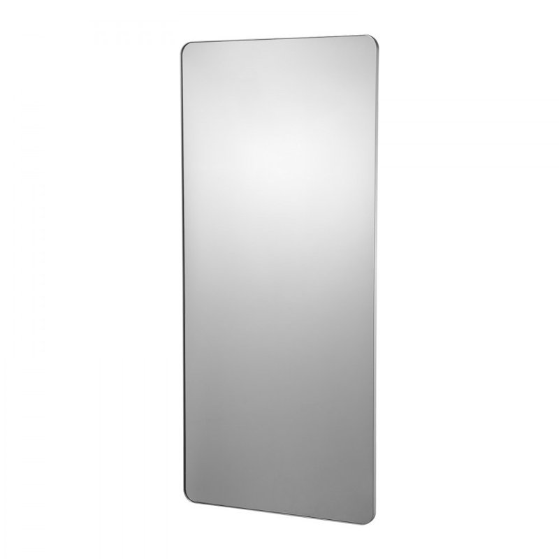 Aluminium Rectangle Mirror, Silver, 81.3cm x 182.9cm, Rectangle