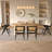 Beka 16.9'' H Walnut Solid Wood Armchair-1503181460