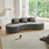 Velours gris velours