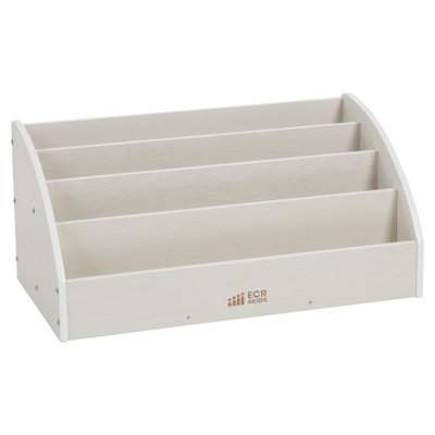 ECR4Kids Wooden Forward-Facing Toddler Book Display, Beginner Bookshelf