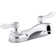 Triton Bowe 0.5 GPM Centerset Bathroom Sink Faucet with Aerated Flow and Lever Handles, Drain Not Included