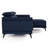 Upholstered L-Shaped Sectional Right Hand Facing-105285751