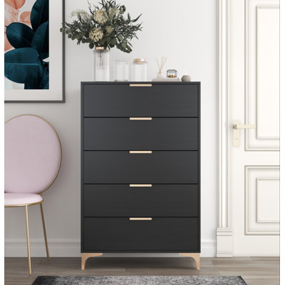 80 cm W Chest of 5 Drawers