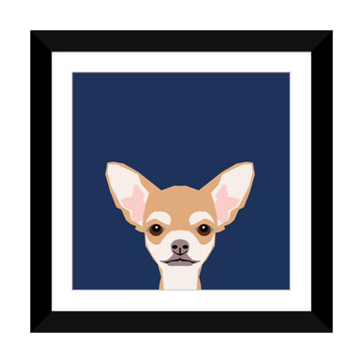 Chihuahua (poil court), impression sur toile tendue