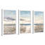 "Peaceful Beaches", impression sur acrylique 3 pièces-306027953