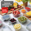 16-piece glass storage containers with lids, 8 food storage containers with 8 airtight lids (set of 8)-921021760