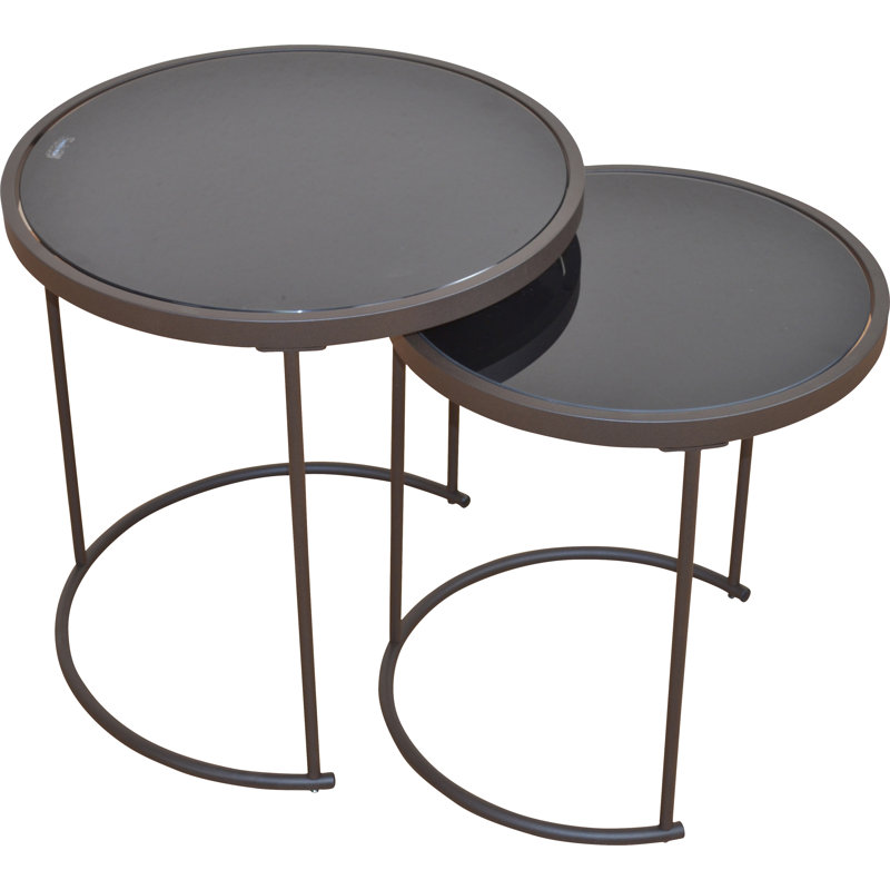 2 Bisa glass coffee tables