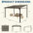 Wall Mounted Hardtop Gazebo Pergola 10x12 ft