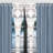 9pcs Quilt Bedding Set Grey Stripe Bedspread California King Size for Bedroom, Lightweight Comforter with 2 Pillow Shams, 6 Matching Curtains 92x106In-123627395-123627393