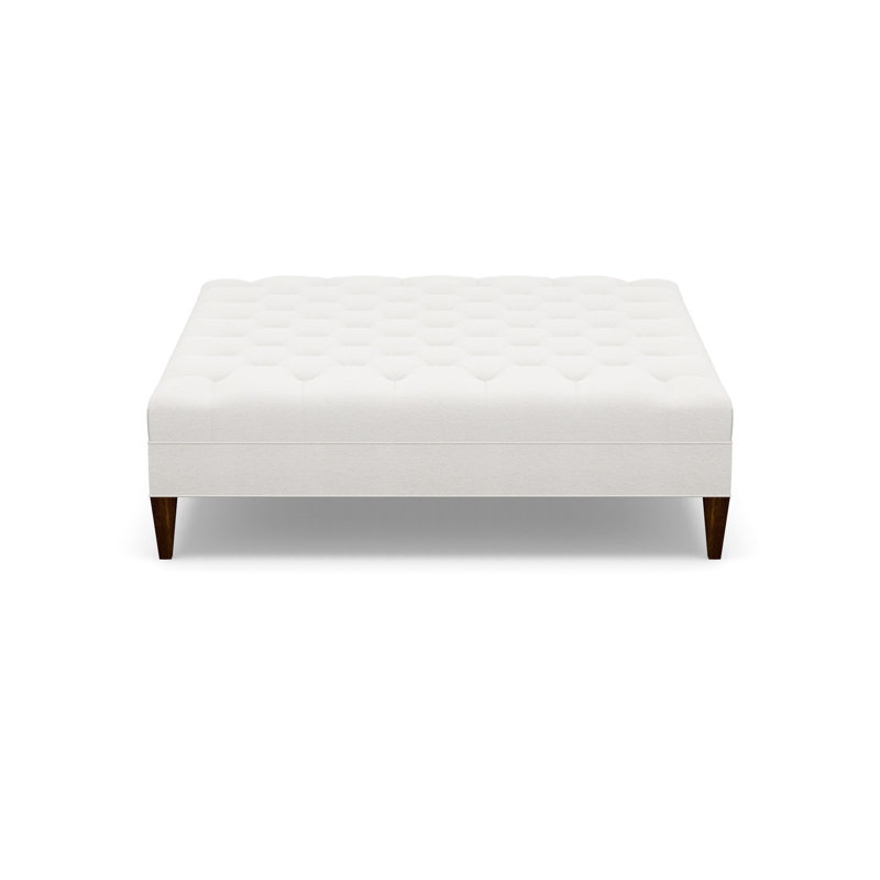 Square Ottoman, Walnut, 3906-73