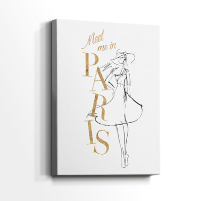 Paris Model I -Gallery Wrapped Cavas
