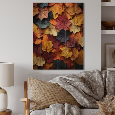 " Leaves Autumn Palette Muted II "