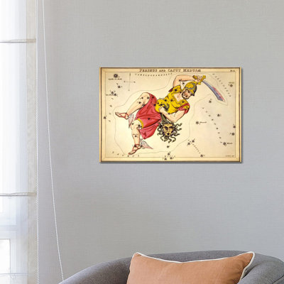Perseus And Caput Medusae by Sidney Hall - Wrapped Canvas Gallery-Wrapped Canvas Giclée