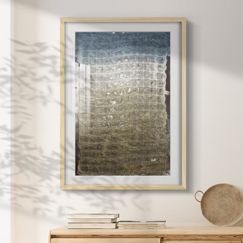Printed Acadia VI -Framed Print, Natural