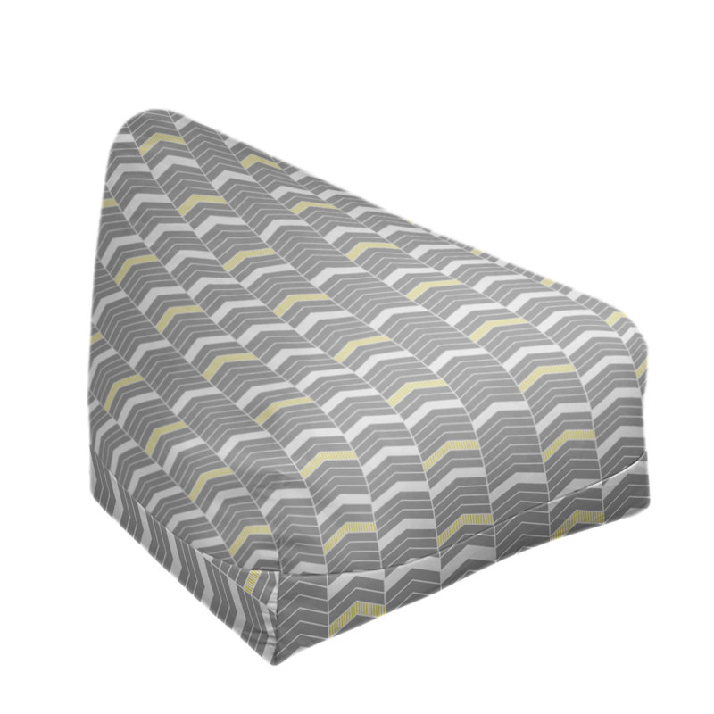 Fauteuil à billes standard &, H 27 po x L 30 po x P 25 po, Jaune, Bourre en polyester