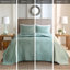 Ensemble de couvre-lit 3 pièces double / grand, motif médaillon tendance, surdimensionné pour un drapé sur les hanches, lavable à la machine, rembourrage 2 taies décoratives, design moderne, sensation contemporaine,-131254836