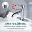 Robinet de lavabo de salle de bain moderne, poignée simple, avec trop-plein, robinet en acier inoxydable-115666263