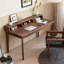 Bureau en bois massif de luxe léger-555998928
