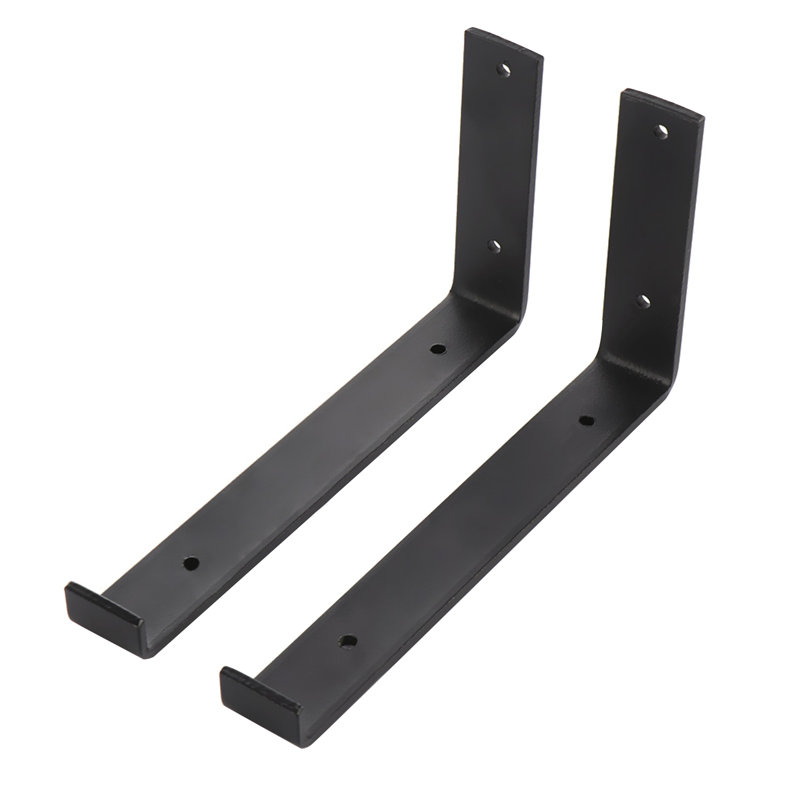 Support mural en bois pour tablettes flottantes Twicken, H 4 po x l 7,25 po x P 1 po