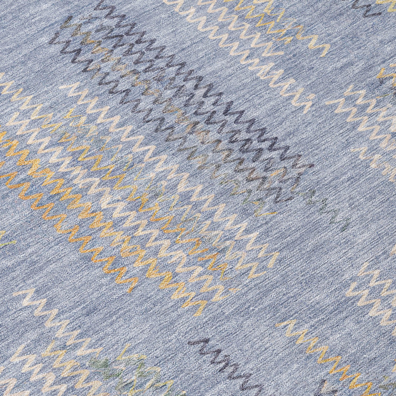 Machine Washable Indoor/Outdoor Chantille ACN2887 Modern Rug, Blue, 3' x 5'