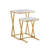 Mercer41 C-Shape Side End Table Set of 2