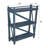 Marlon Distressed Teal Wooden Rack – 3 Tier Bookcase & Small Space Storage Shelf 
