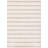 Wum Striped Machine Woven Polypropylene Area Rug in Beige/Cream-1217080333