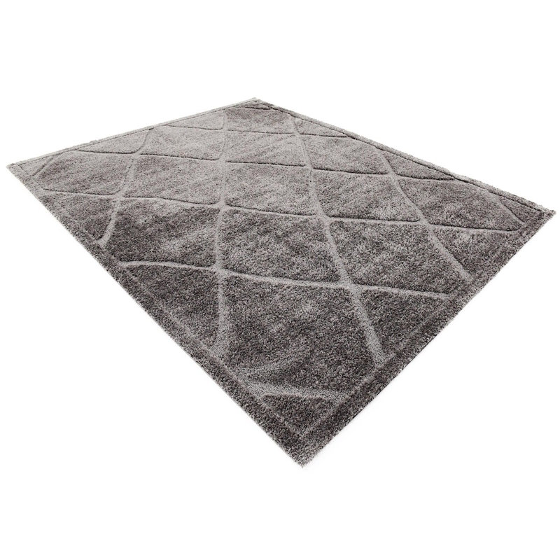 Lattice Oriental Indoor Rug, Rectangle 5' x 8'